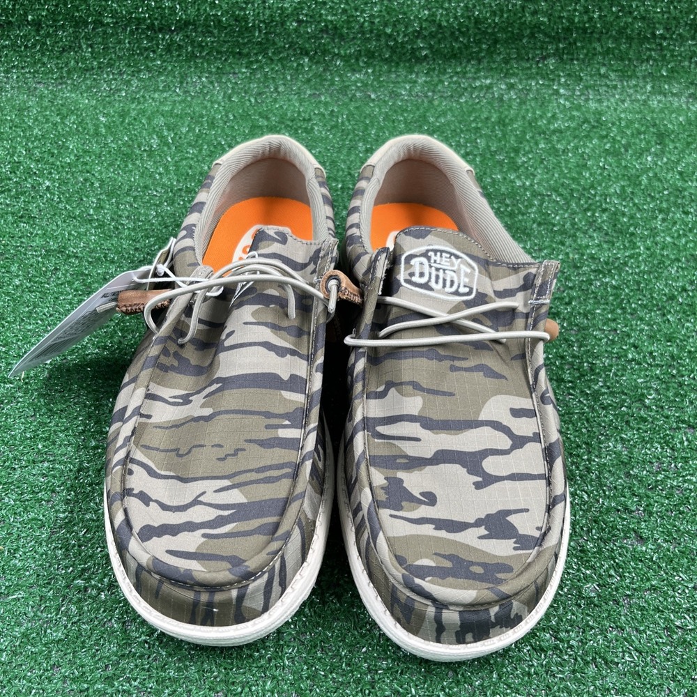 Hey Dude Wally Mossy Oak Loafers Lightweight Camouflage Mens Size 9 NWT